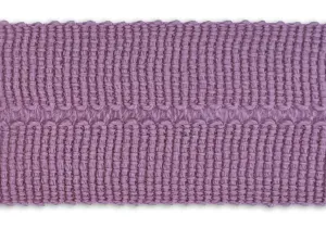 1 1/8" Dusty Rose Fold-Over Wool Trim (Made in Japan)