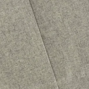 1 5/8 YD PC-Static Fog Gray Brushed Wool Blend Jacketing Fabric