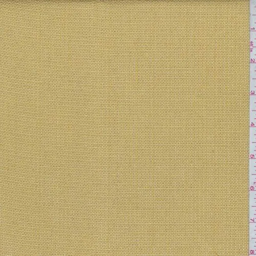 1 YD PC-Metallic Gold Poly Blend Suiting Fabric