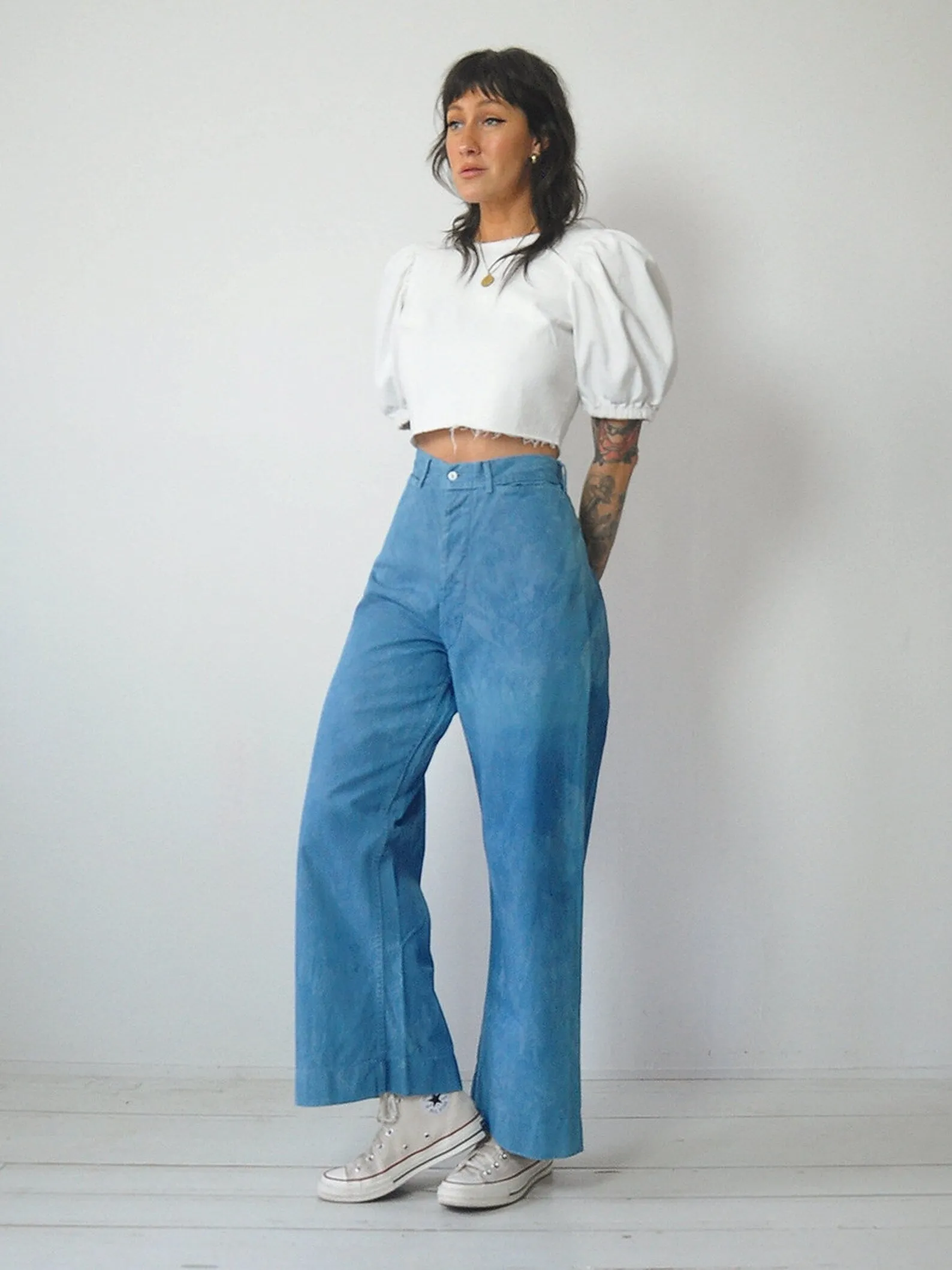 1940's Dyed Wide leg Sailor Pants (6 pairs)