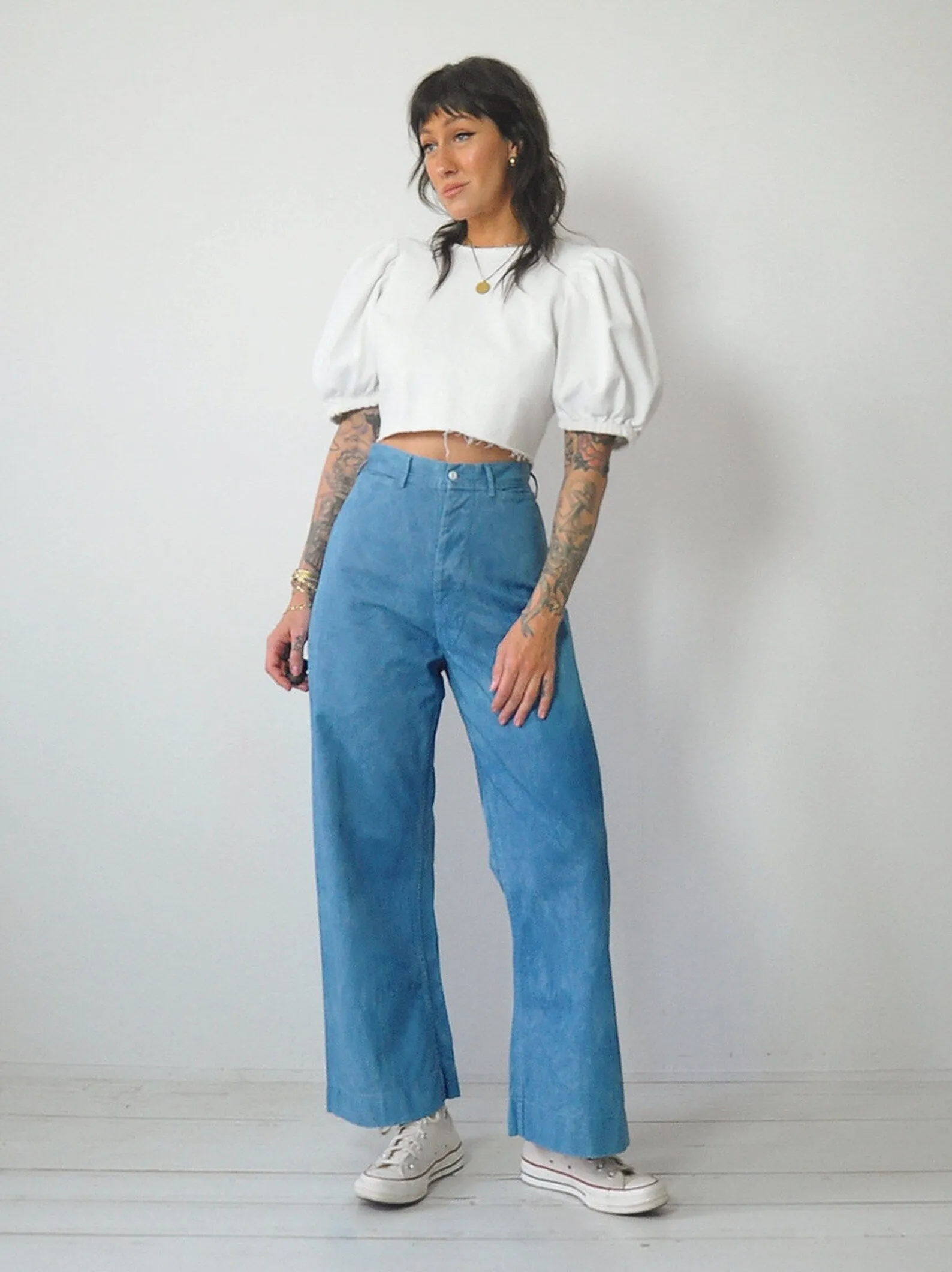 1940's Dyed Wide leg Sailor Pants (6 pairs)