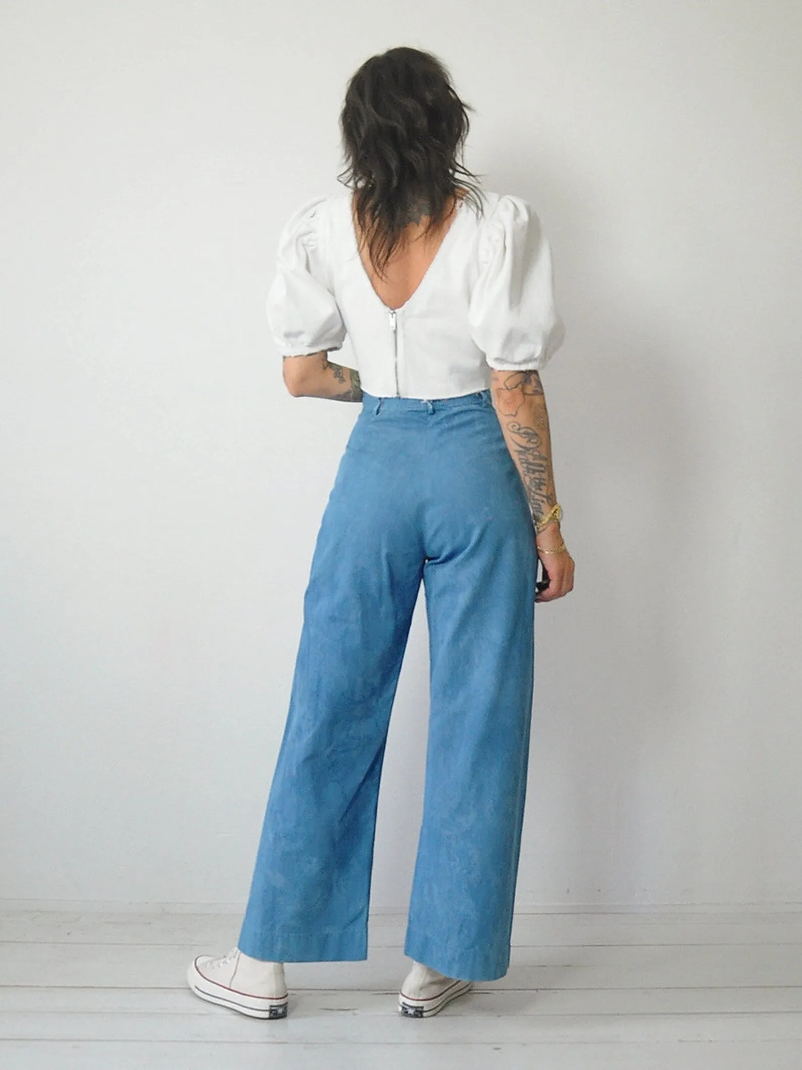 1940's Dyed Wide leg Sailor Pants (6 pairs)