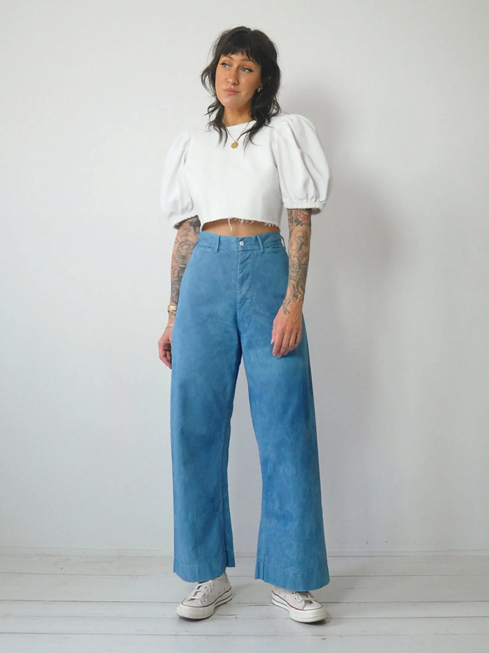 1940's Dyed Wide leg Sailor Pants (6 pairs)