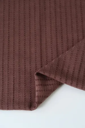 1YD PRECUT; Acorn Nepal Rib Knit