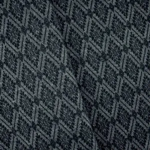 2 YD PC-Black/Gray/Bronze Sparkle Diamond Jacquard Jacketing Fabric