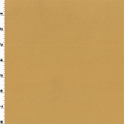 2 YD PC-Double Sided Sweatshirt Fleece - Golden Beige Fabric