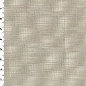 2 YD PC-Taupe/White Indoor/Outdoor Perennials Canvas Decor Fabric