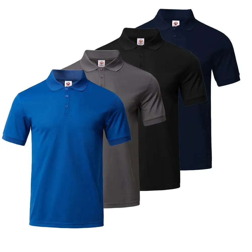 4 Pack Men's Collared Shirts