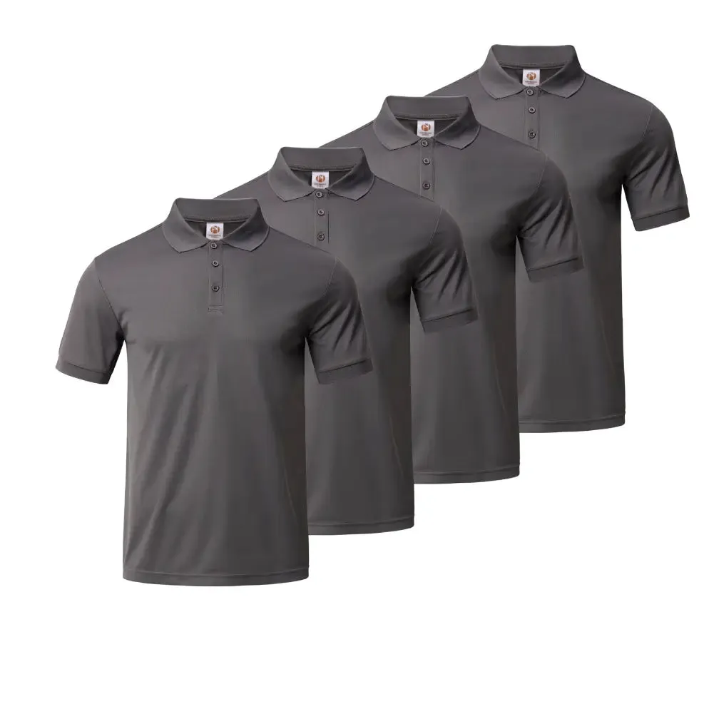 4 Pack Men's Collared Shirts