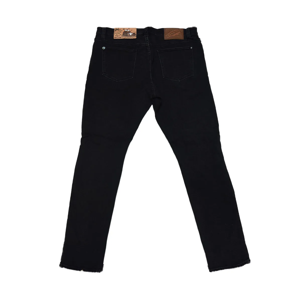 411-9101 BLACK RUNNING DOG JEAN BLACK JEAN