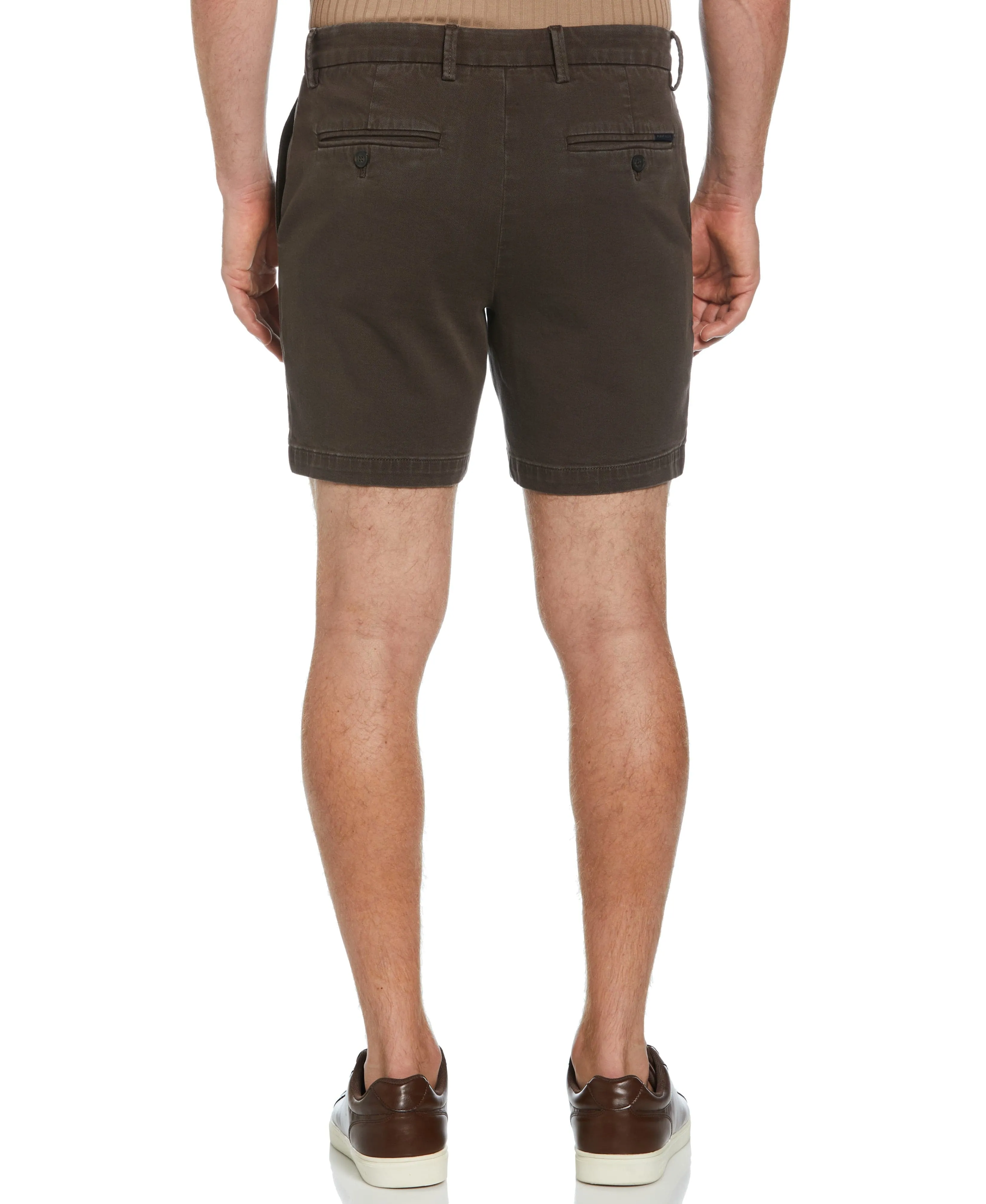 7" Stretch Dyed Solid Twill Short