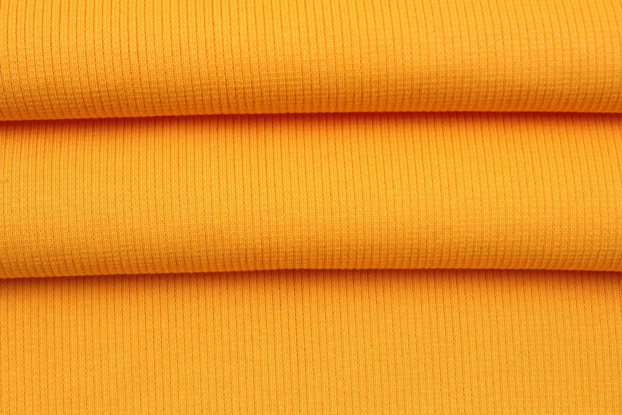 8 Mts Roll - Organic Cotton Stretch Rib 2x2 (Mango Sorbet) - OFFER: 6,50€/MT