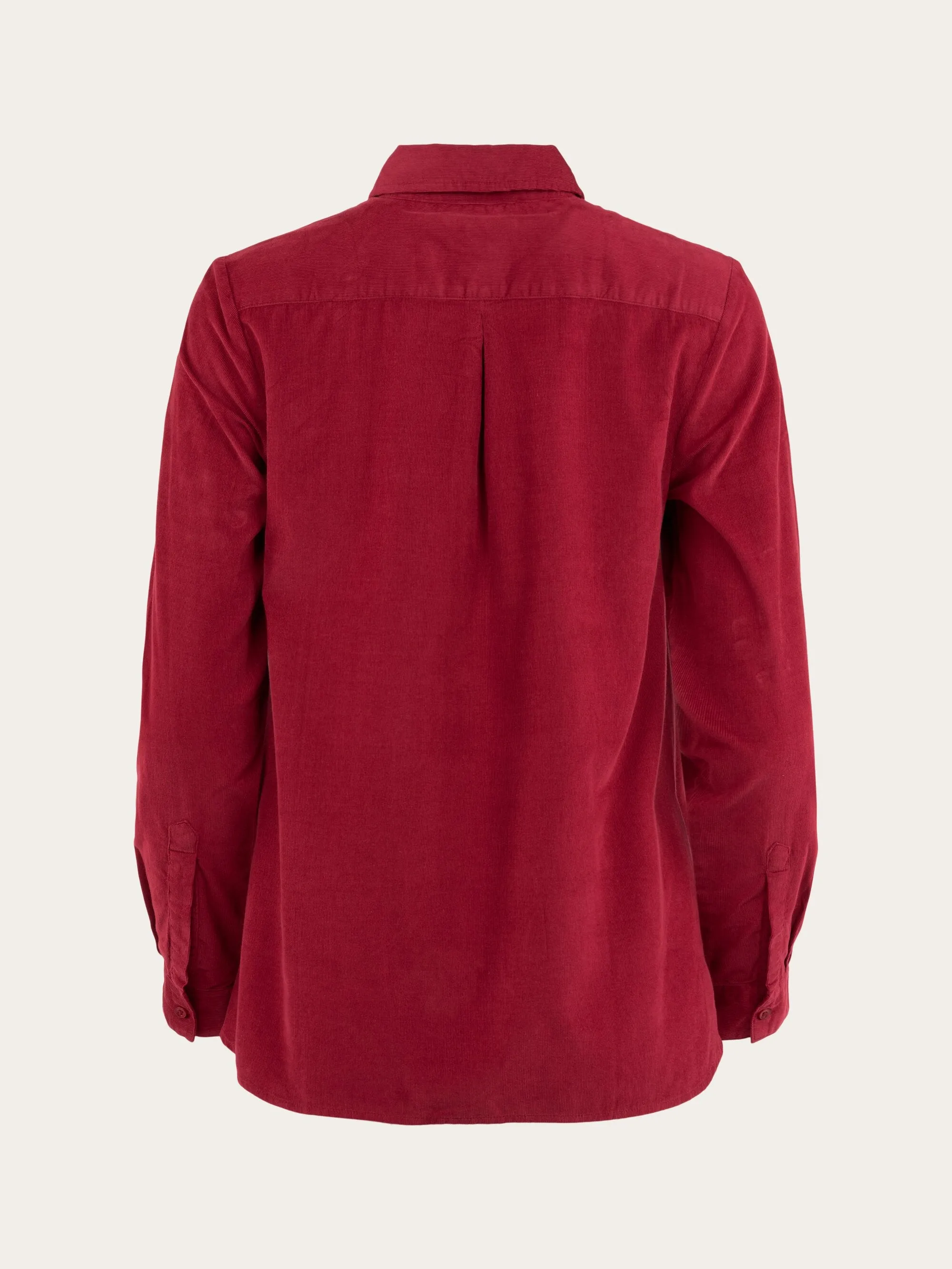 A-shape Corduroy shirt - Rhubarb