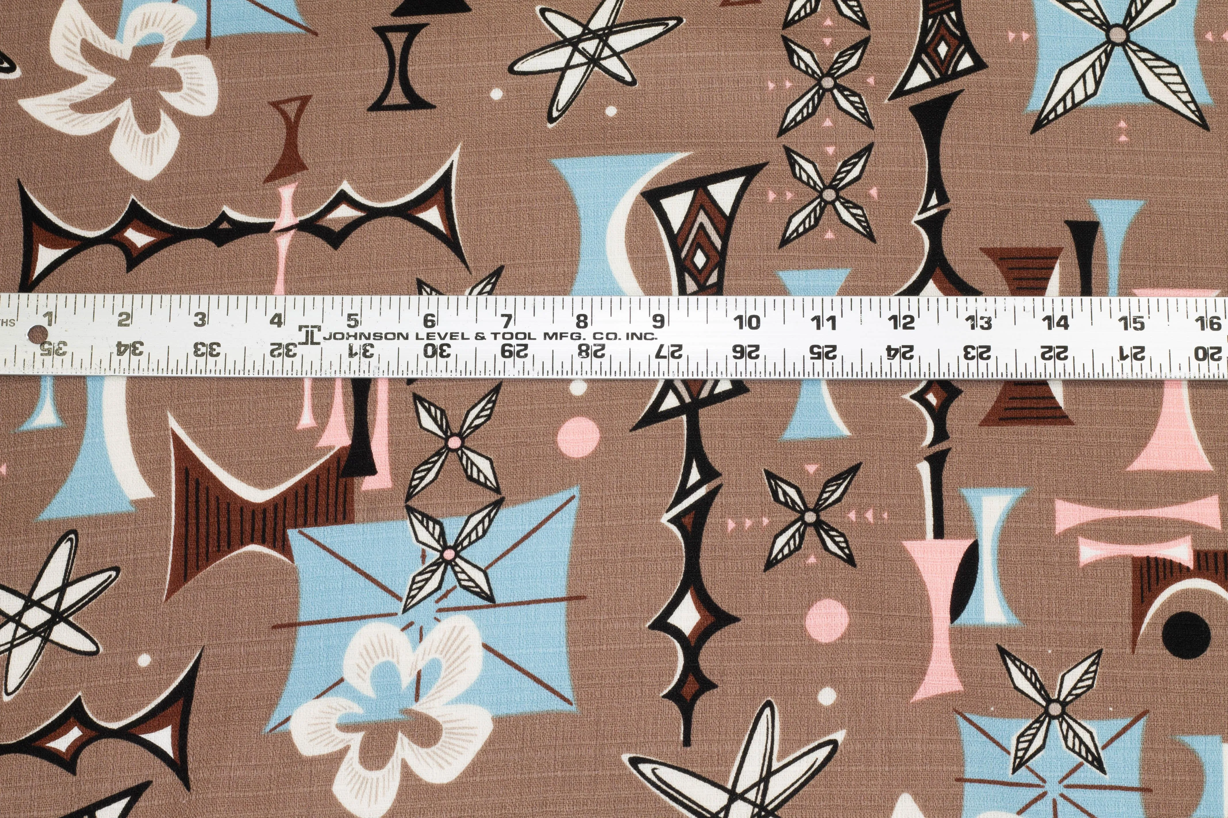 Abstract Cotton - Chocolate Brown