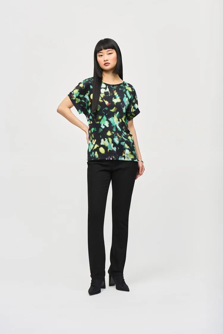 Abstract Print Blouse