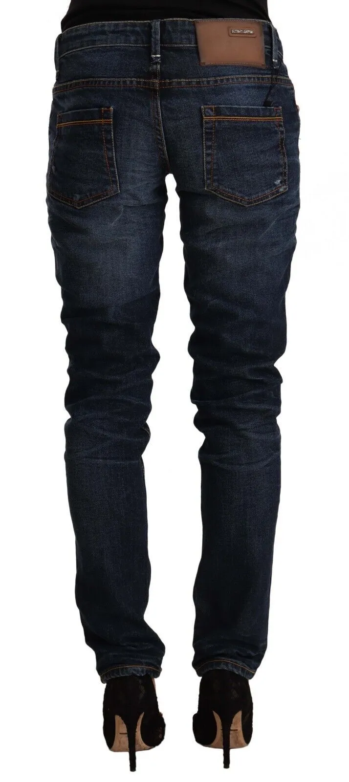 Acht Chic Slim Fit Blue Washed Denim