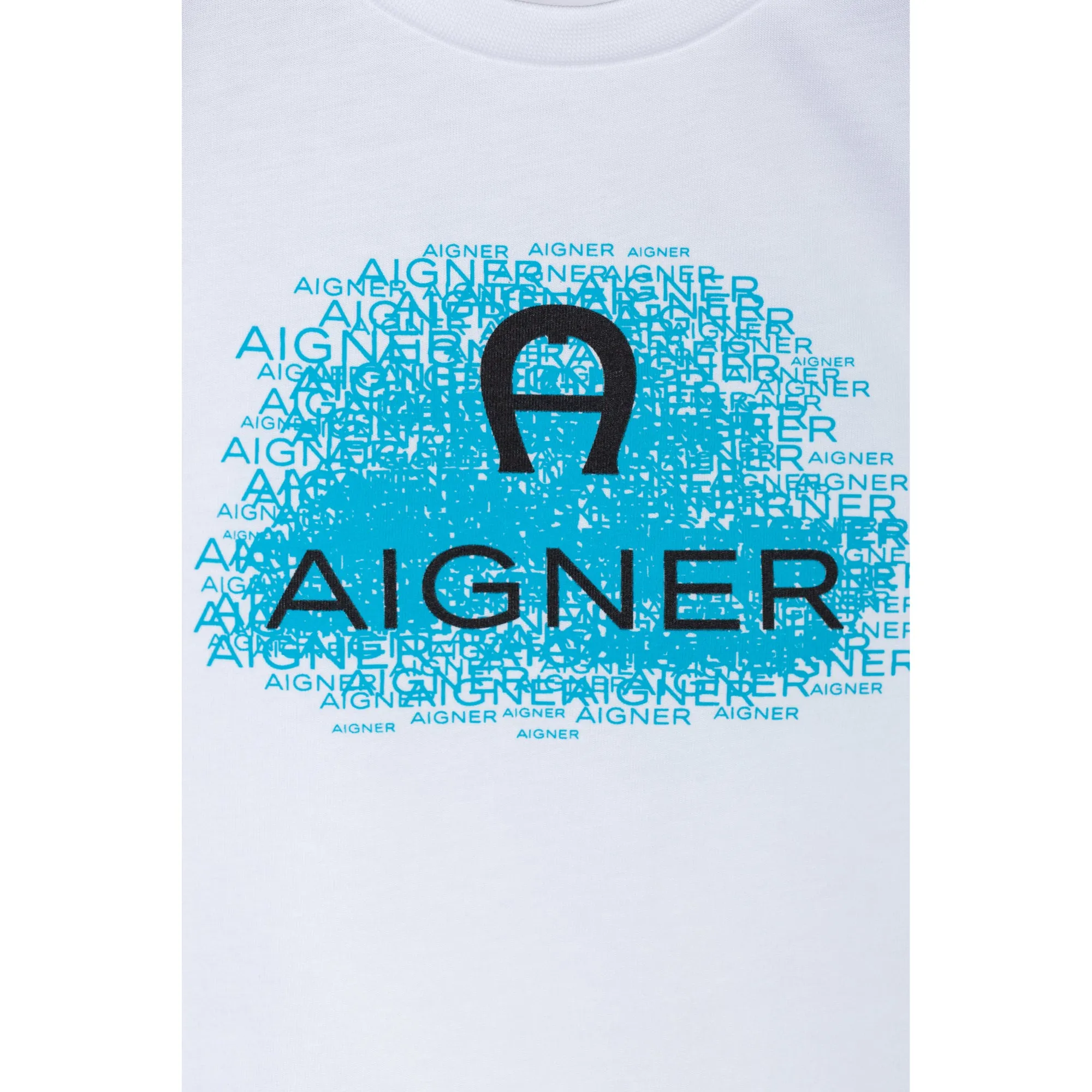 Aigner Kids Baby Boy's White & Blue T-Shirt