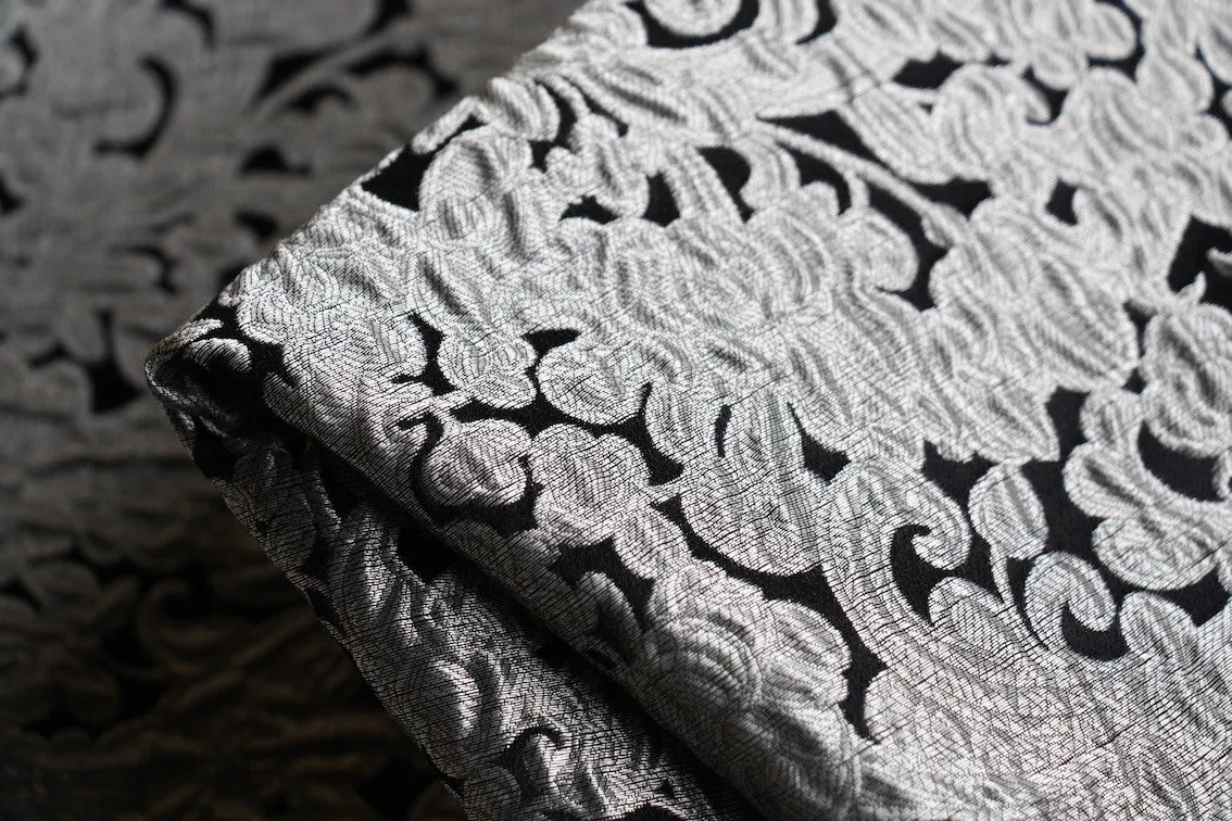 Alberto's Silver Jacquard