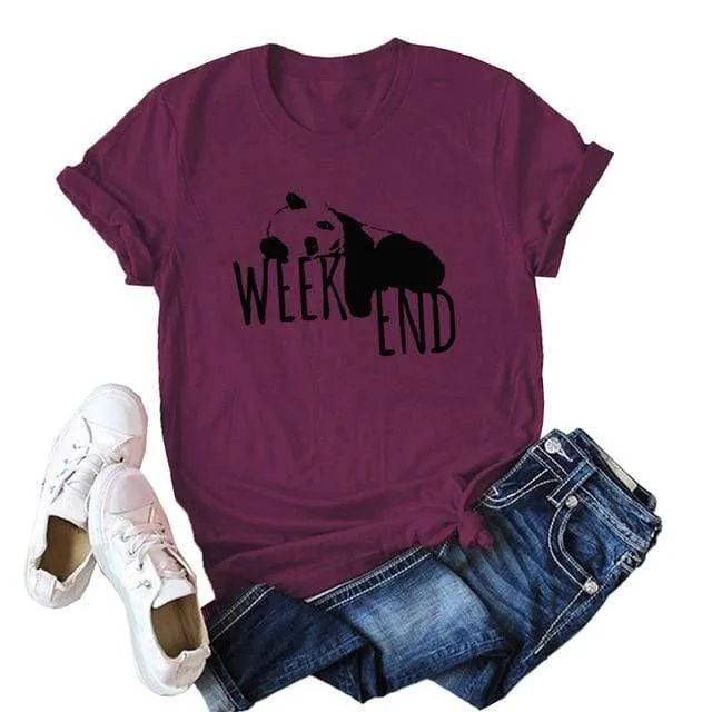 Animal Print Cotton T-Shirt