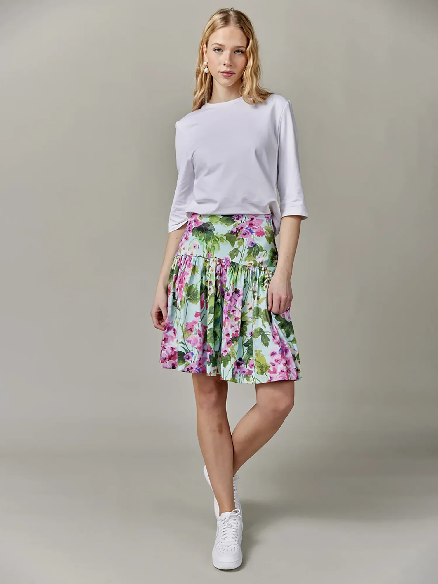 APPARALEL PRINT SKIRT