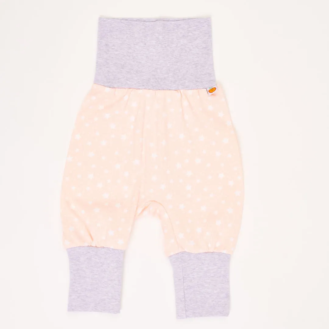 Baby jersey pants "Starry Sky Peach Blush/Grey"