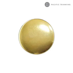 Basic Flat Gold Shank Button