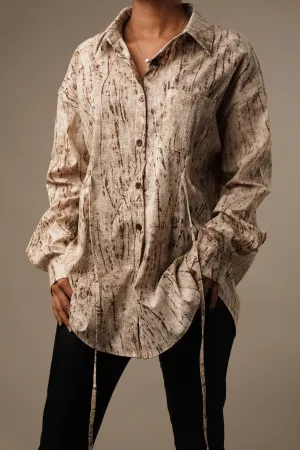 Biscuit Blush Oversized Shirt