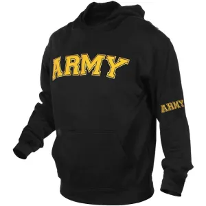 Black - Military US ARMY Pullover Hoodie Sweatshirt