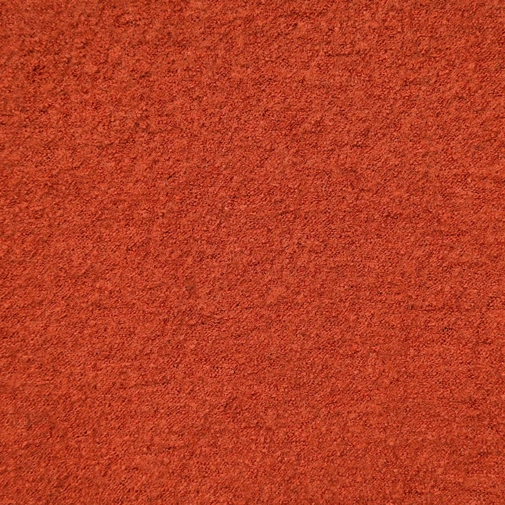 Boiled Wool Blend Coating Paprika