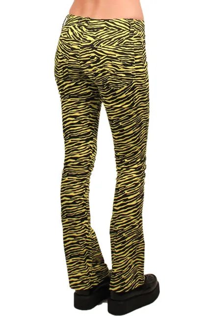 Bootcut Jeans Tiger Print