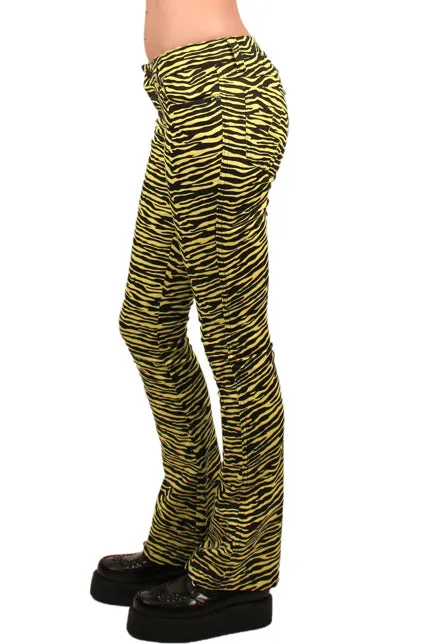 Bootcut Jeans Tiger Print