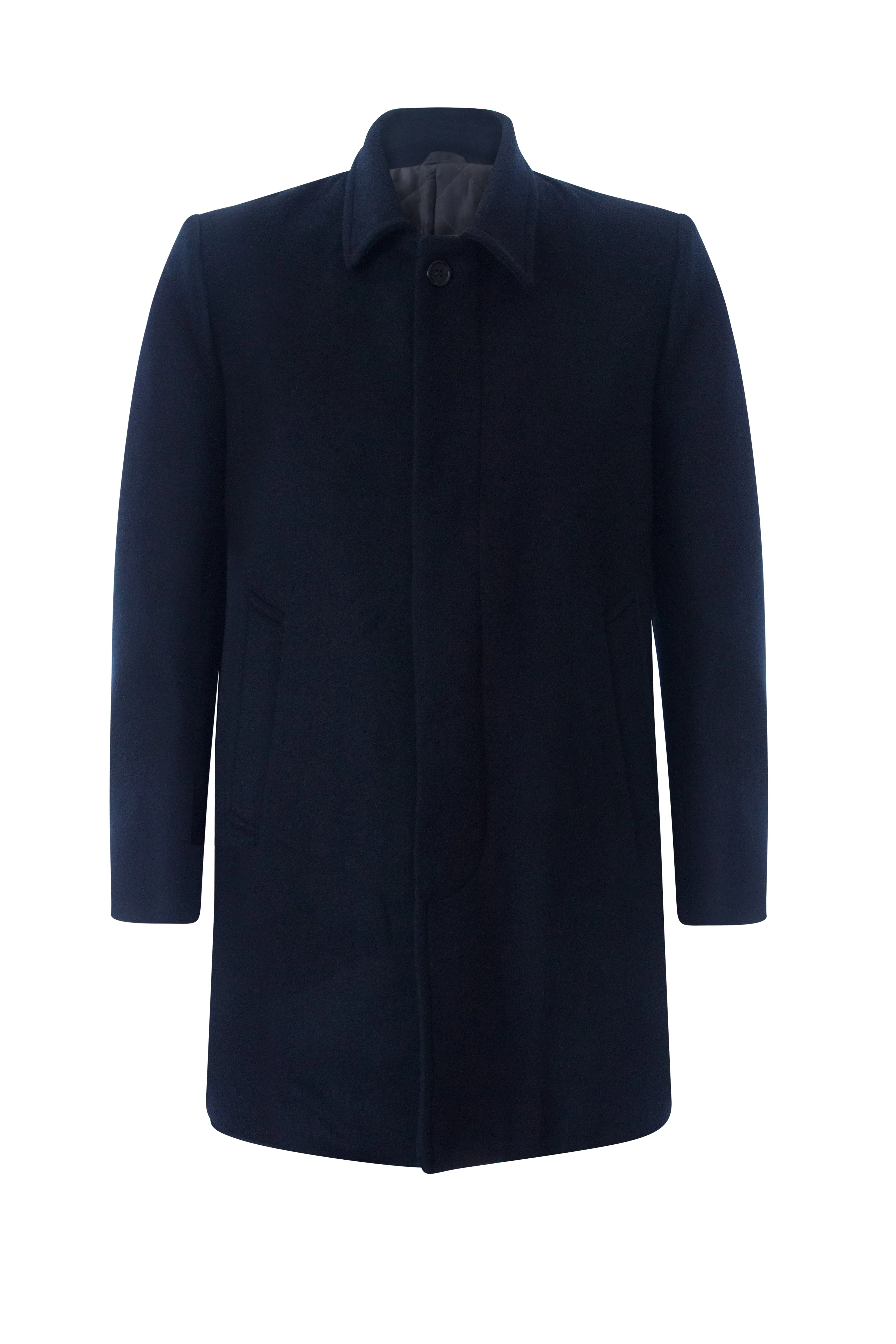 Boys Short Dark Navy Coat