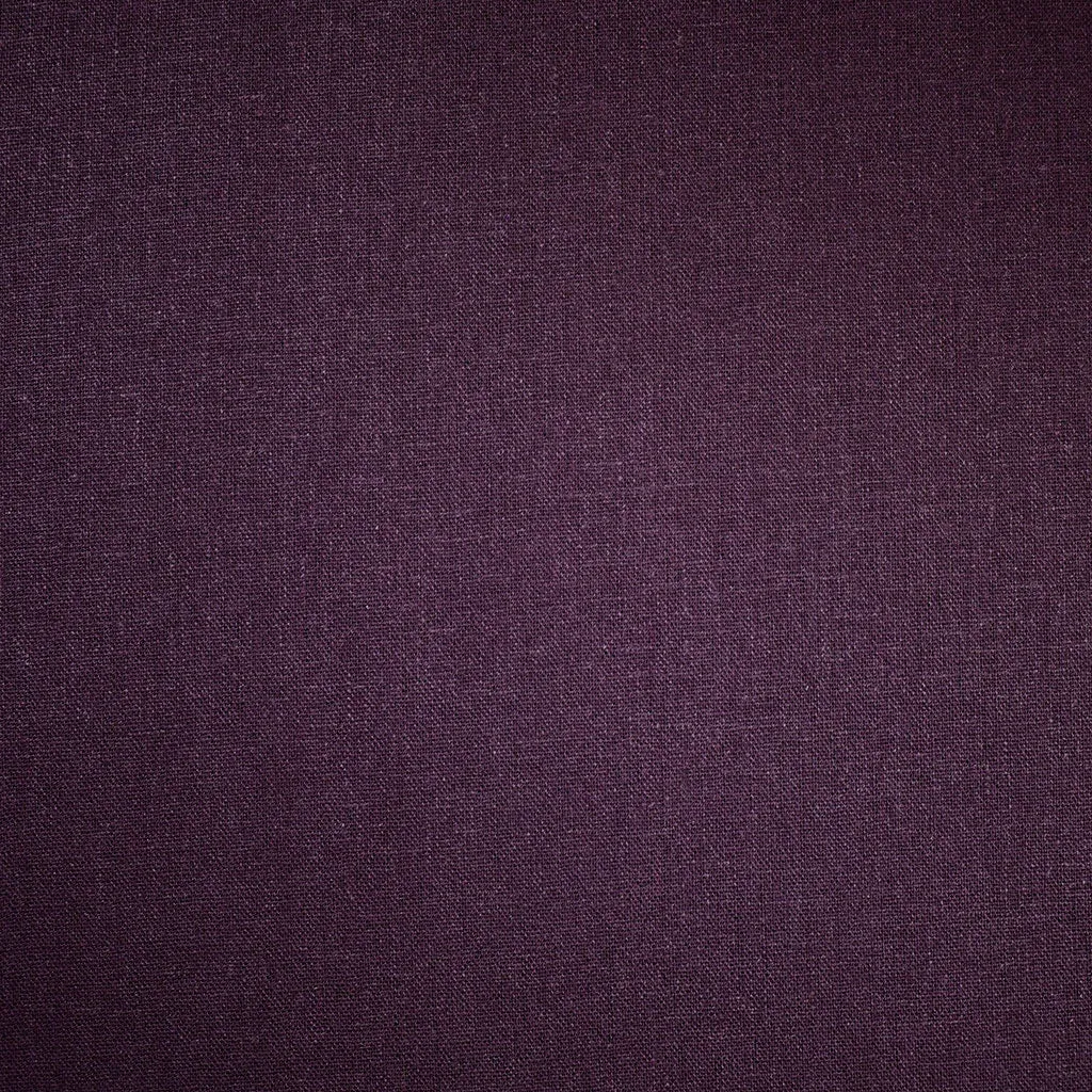 Brussels Washer Linen Blend Solid Aubergine