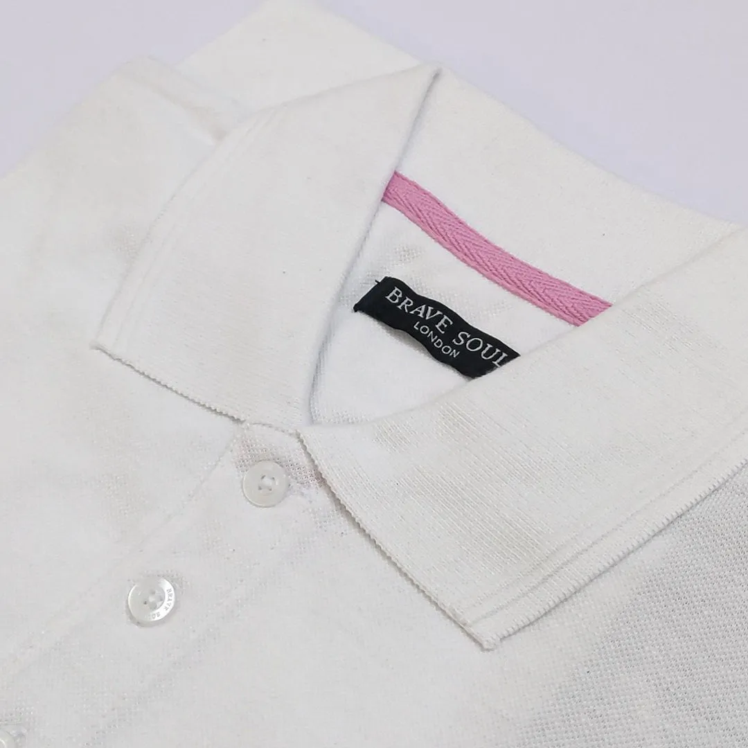 BS - Men 'White' Housemark Slim Fit Polo BS78