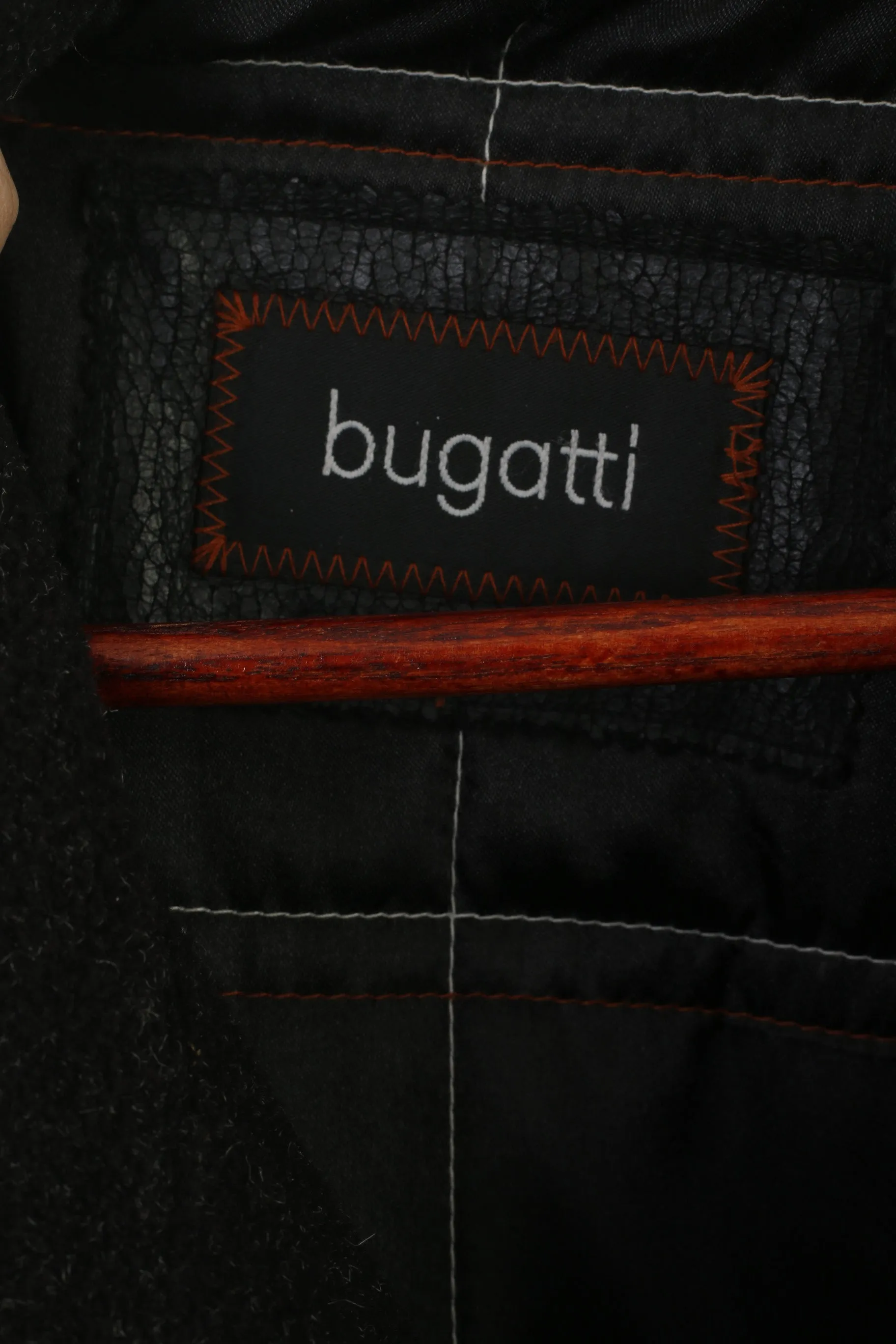 Bugatti Men 56 XXL Jacket Black Lined Zipped Classic Equipped Multi Pocket Top