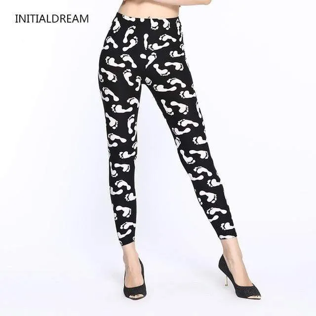 Camouflage Print Elastic Fitness Casual Leggings