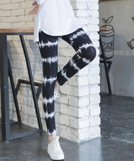 Camouflage Print Elastic Fitness Casual Leggings