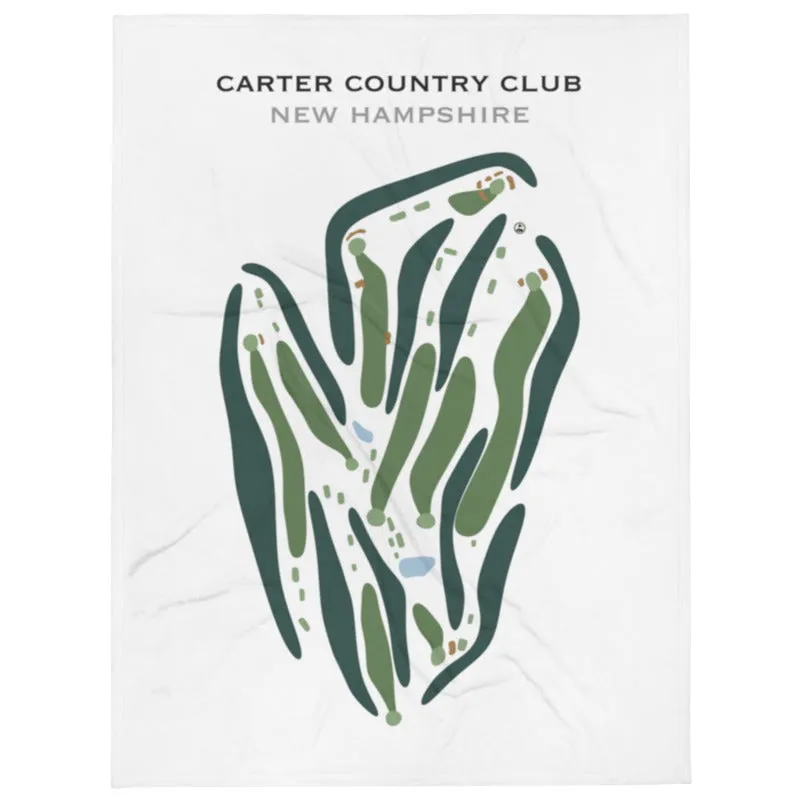 Carter Country Club, New Hampshire - Printed Golf Course