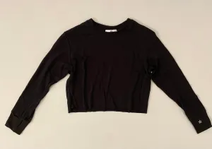 Cashmere Long Sleeve Crop Top