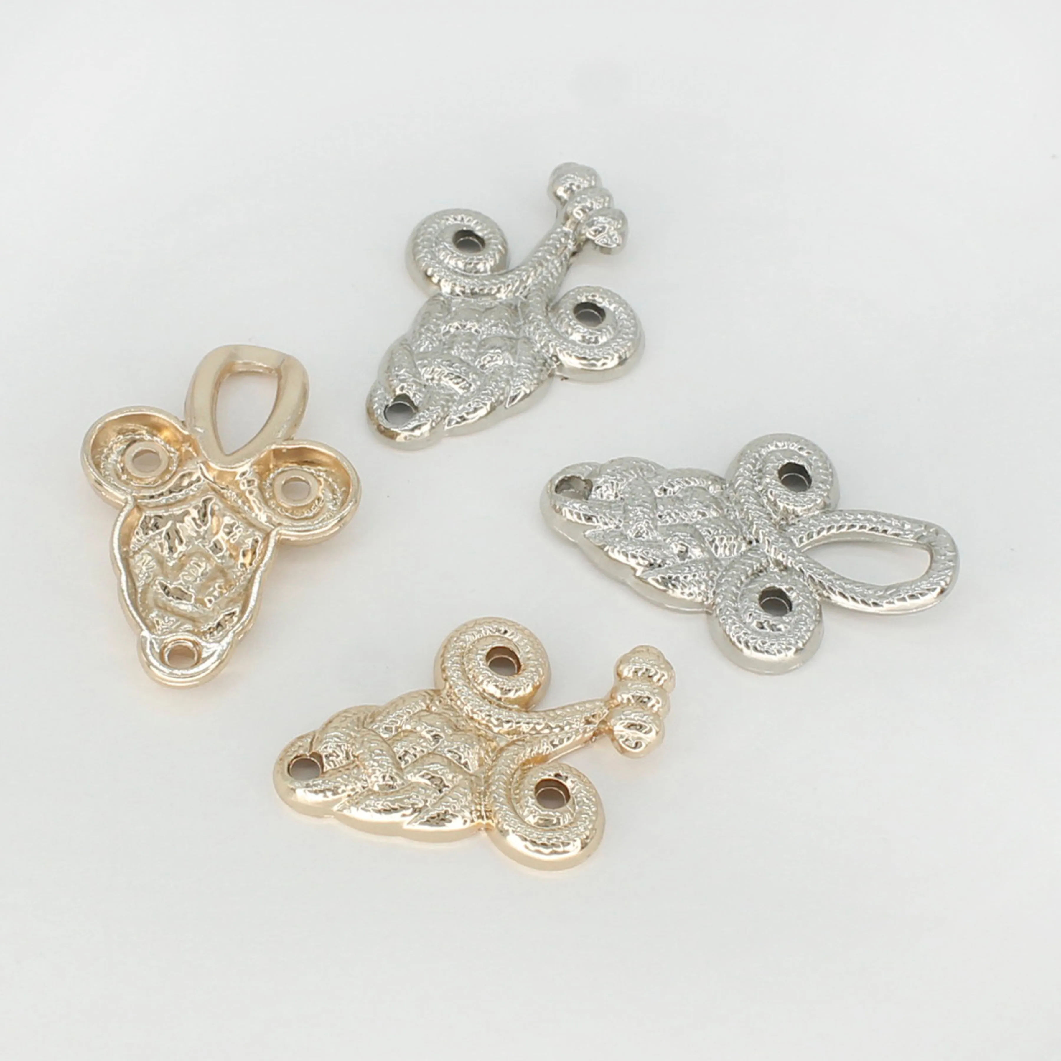 Celtic Elegance Frog Closure Metal Buttons