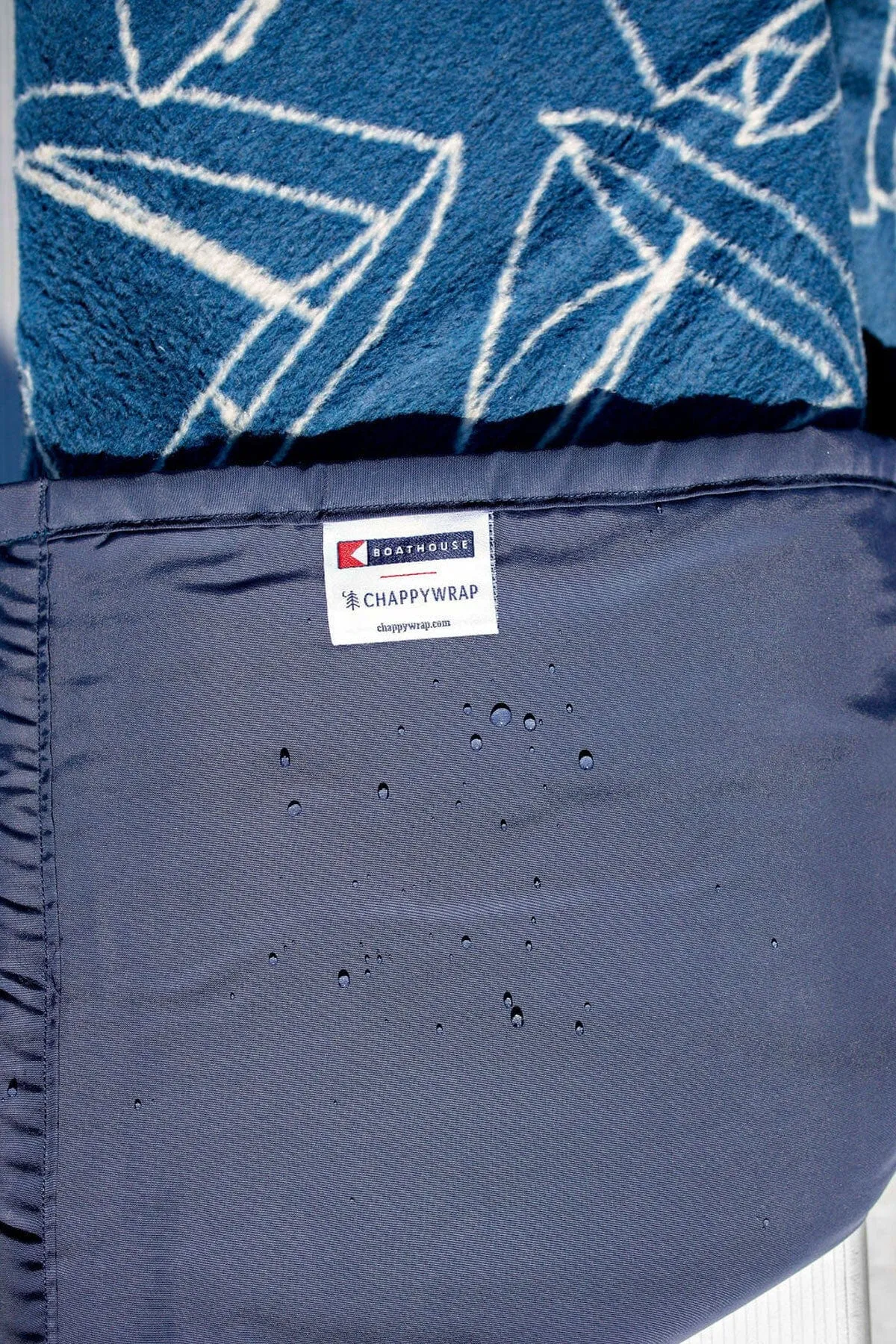 Chappy Wrap x Boathouse Fairwinds Water Resistant Outdoor Lap Blanket