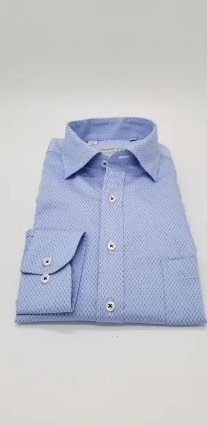 Classic it Long Sleeve Sport Shirt Z662 Blue