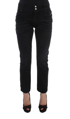 Costume National Elegant Black Slouchy Fit Jeans for Trendsetters