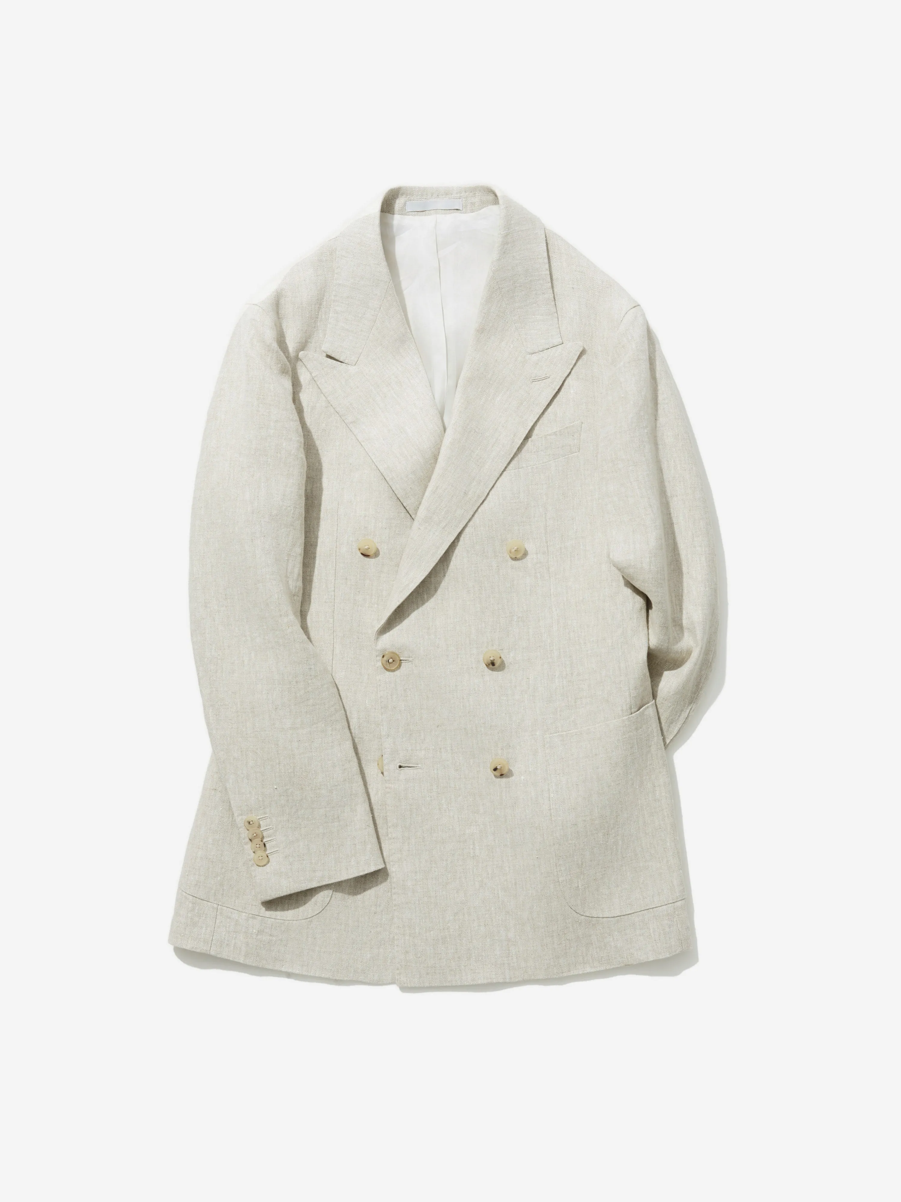 Cream Beige Linen Jacket (DB)