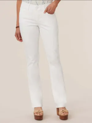 Democracy "Ab"solution® Itty Bitty Boot White Jeans