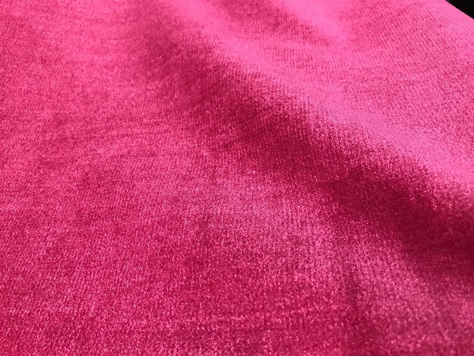 Designer Heavy Weight Upholstery Velvet Fabric- Fuchsia Pink- Sold By The Yard