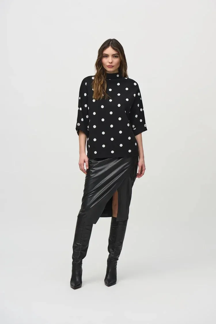 Dot Print Sweater