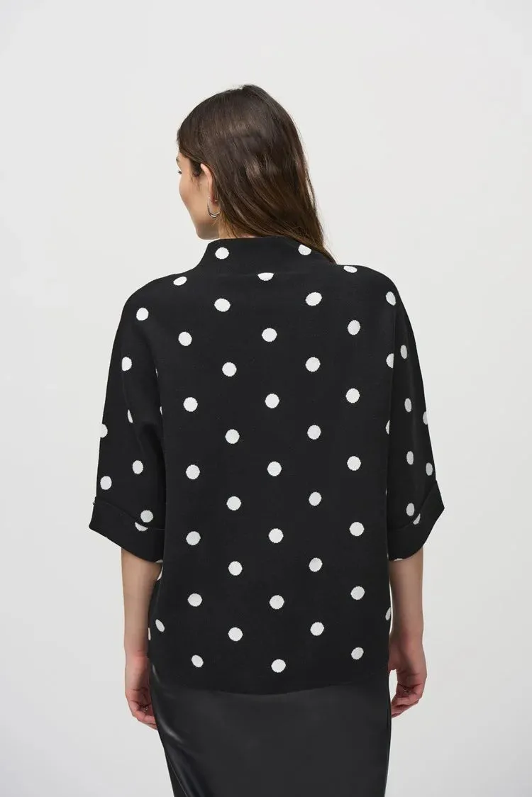 Dot Print Sweater