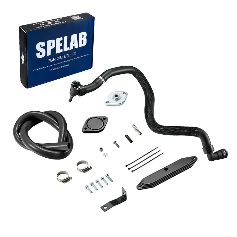 EGR Delete Kit For 2015-2016 6.7L Powerstroke Diesel Ford F250 F350 F450 F550 w/Coolant Bypass | SPELAB