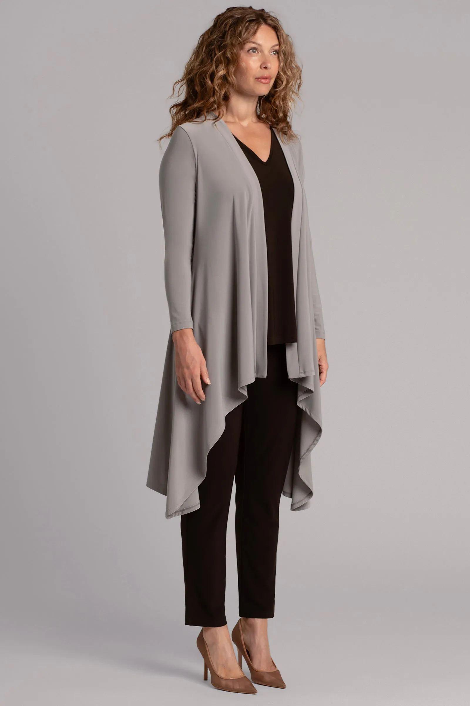 Flutter Duster Cardigan | Taupe